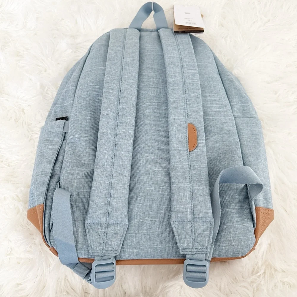 Herschel Supply Company Light Blue and Brown Backpack - Picture 2 of 2